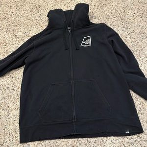 Men’s North Face Black Zip Up Hoodie XL